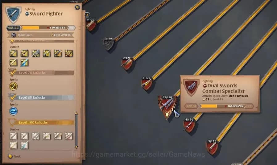 Albion Online Accounts ASIA|68,6M Total Fame|Cursed Staff Lv 102|ReadyPVP image 9