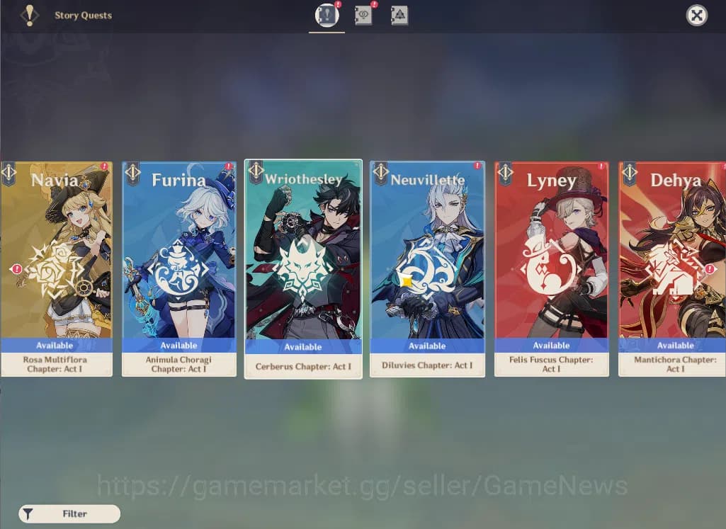 Genshin Impact Accounts ASIA|AR 56|8 Limited+4(*5WEP)|(Nefer,Furina)+Sign, image 5