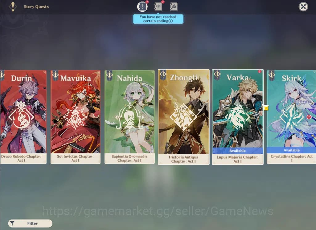 Genshin Impact Accounts ASIA|AR 56|8 Limited+4(*5WEP)|(Nefer,Furina)+Sign, image 7