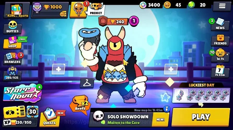 Brawl Stars Accounts 1000 Trophy|3400 Bling |14 Brawlers 2 Max Lv|3 Epi image 1