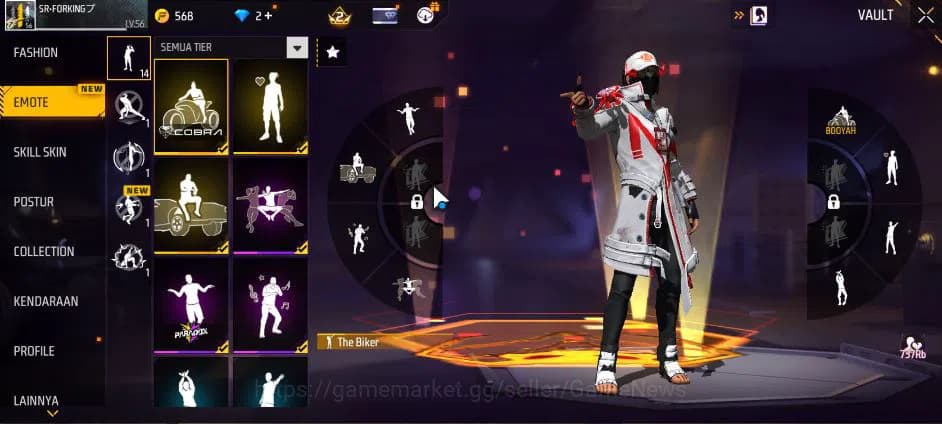 Free Fire Accounts Indonesia| M1887 Emerald Power | Katana Hybrid Exp image 5