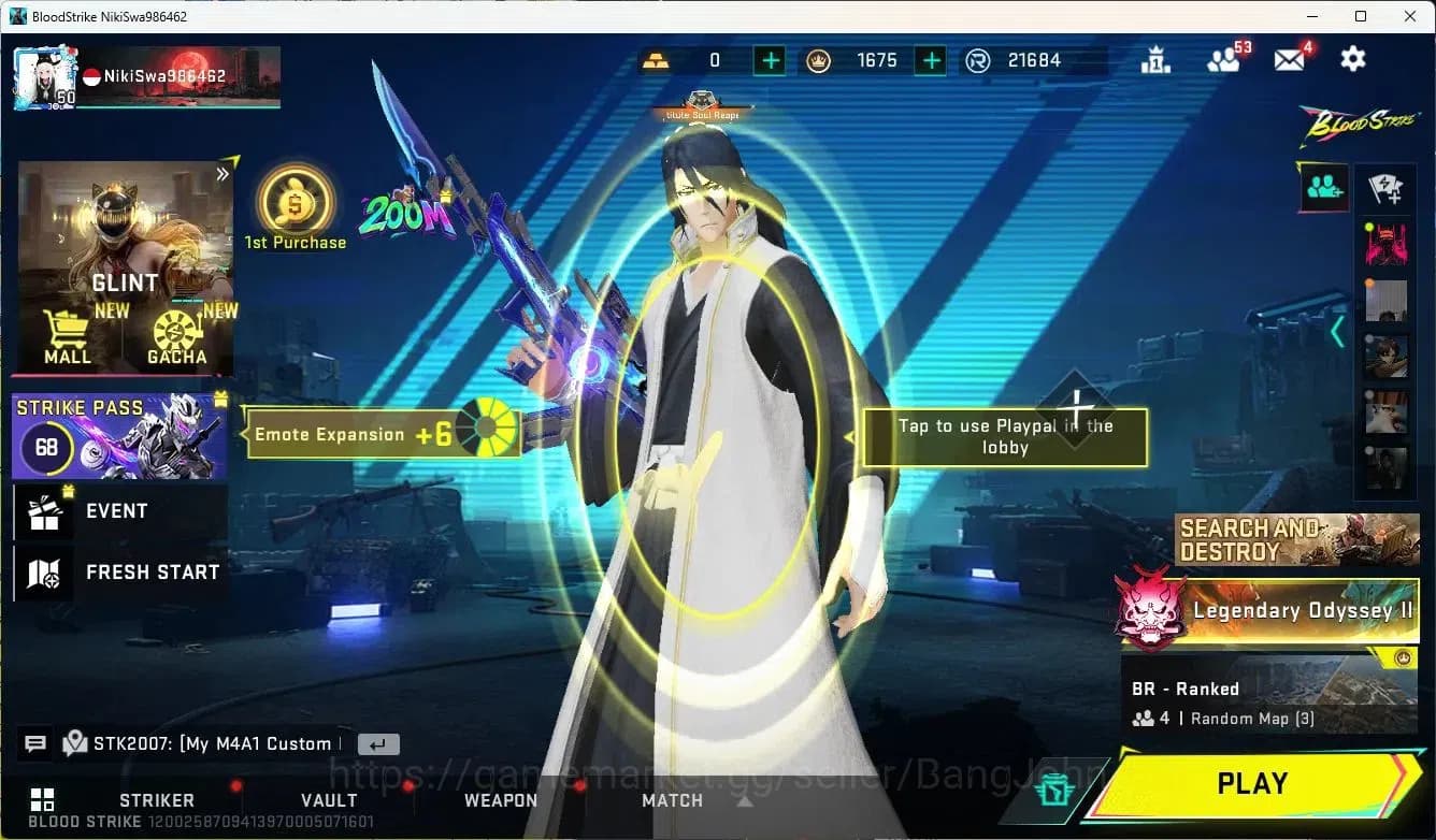 Blood Strike Accounts ASIA ||LIMITED=AR97,RPK,MP7|COLLAB=KAR98K|ULTRA=GL image 1