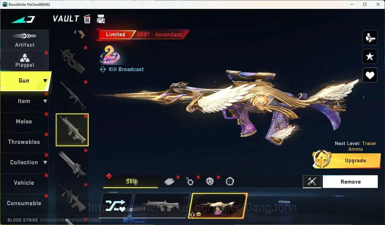 Blood Strike Accounts ASIA ||LIMITED=AR97,RPK,MP7|COLLAB=KAR98K|ULTRA=GL image 10
