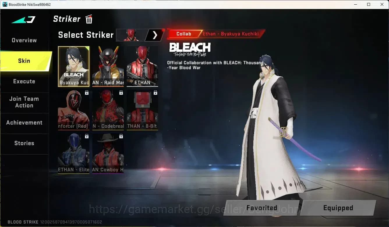 Blood Strike Accounts ASIA ||LIMITED=AR97,RPK,MP7|COLLAB=KAR98K|ULTRA=GL image 3