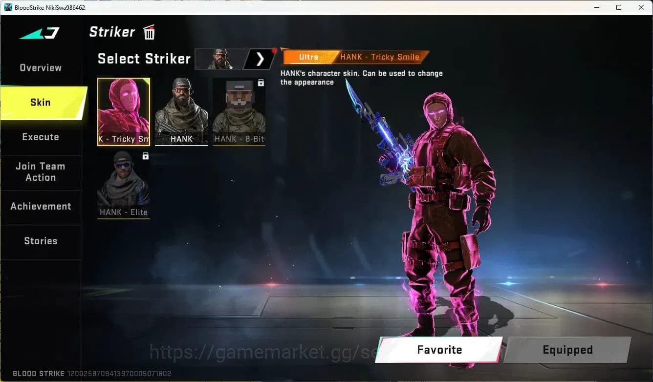 Blood Strike Accounts ASIA ||LIMITED=AR97,RPK,MP7|COLLAB=KAR98K|ULTRA=GL image 4