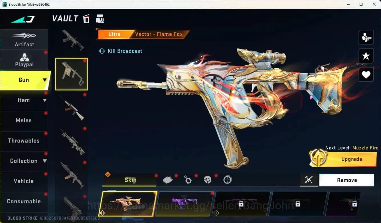 Blood Strike Accounts ASIA ||LIMITED=AR97,RPK,MP7|COLLAB=KAR98K|ULTRA=GL image 8