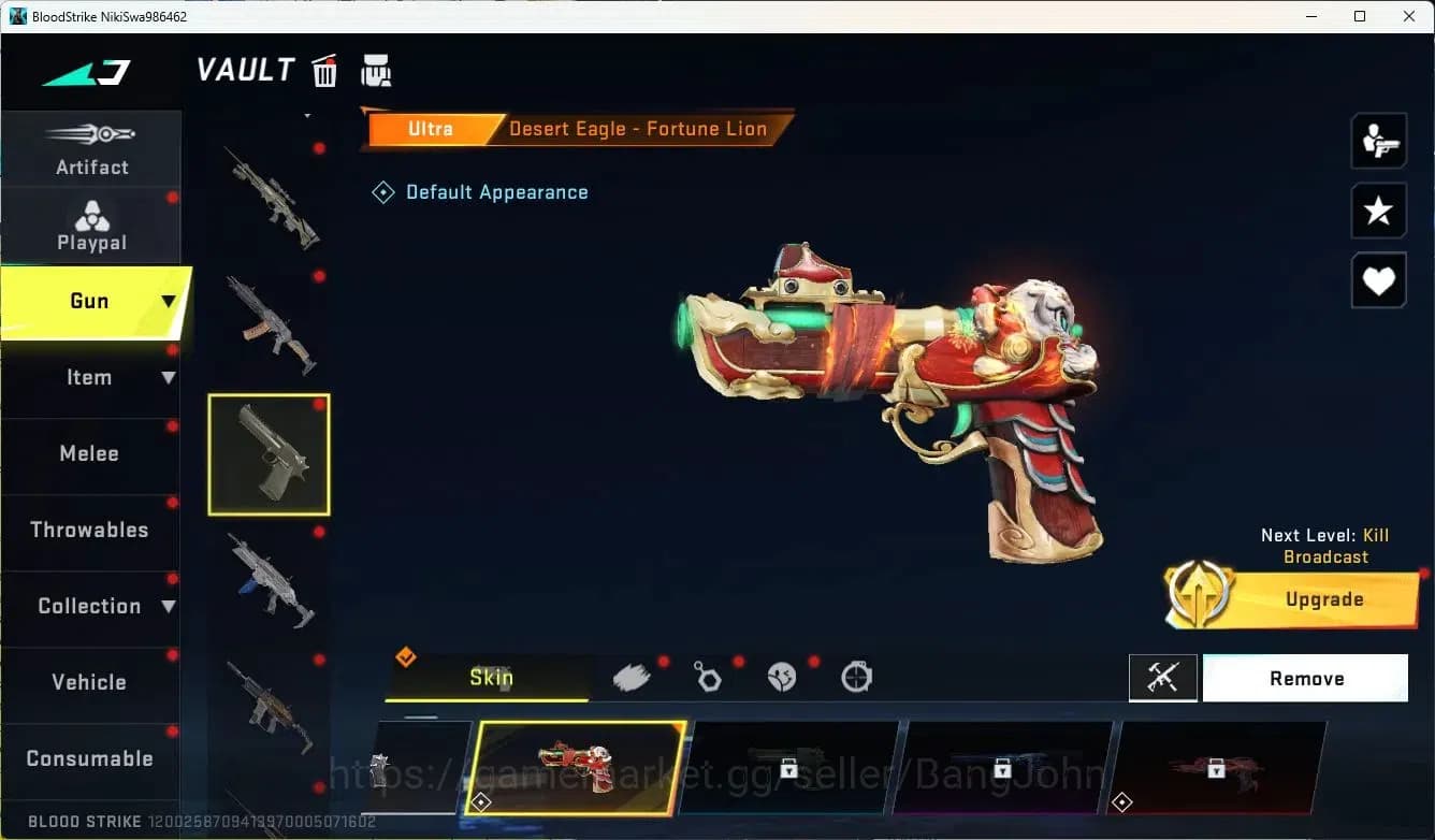 Blood Strike Accounts ASIA ||LIMITED=AR97,RPK,MP7|COLLAB=KAR98K|ULTRA=GL image 9