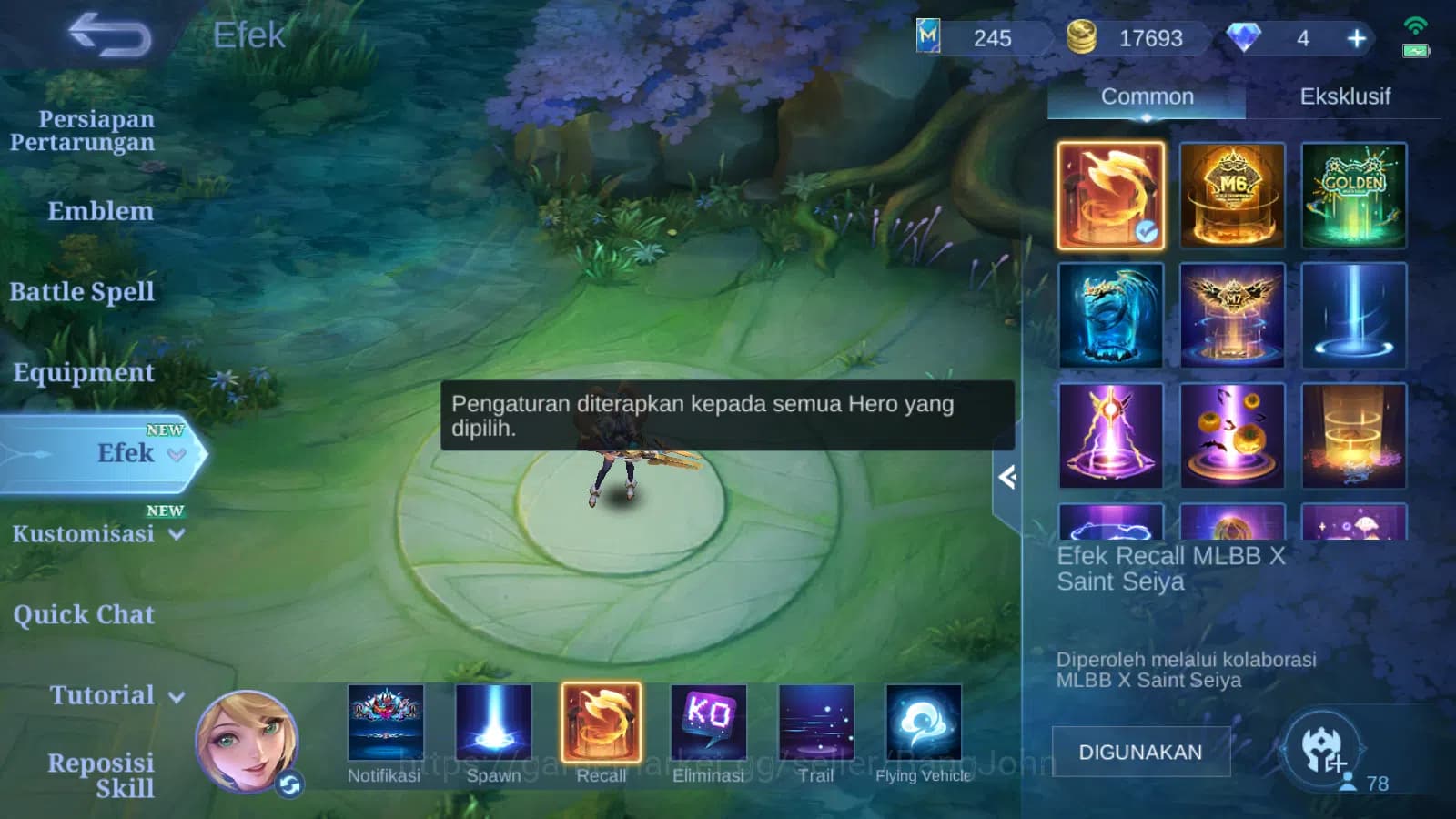 Mobile Legends: Bang Bang Accounts Hero 78 | Skin 194 | Luckybox Johnson | Annual Hay image 12