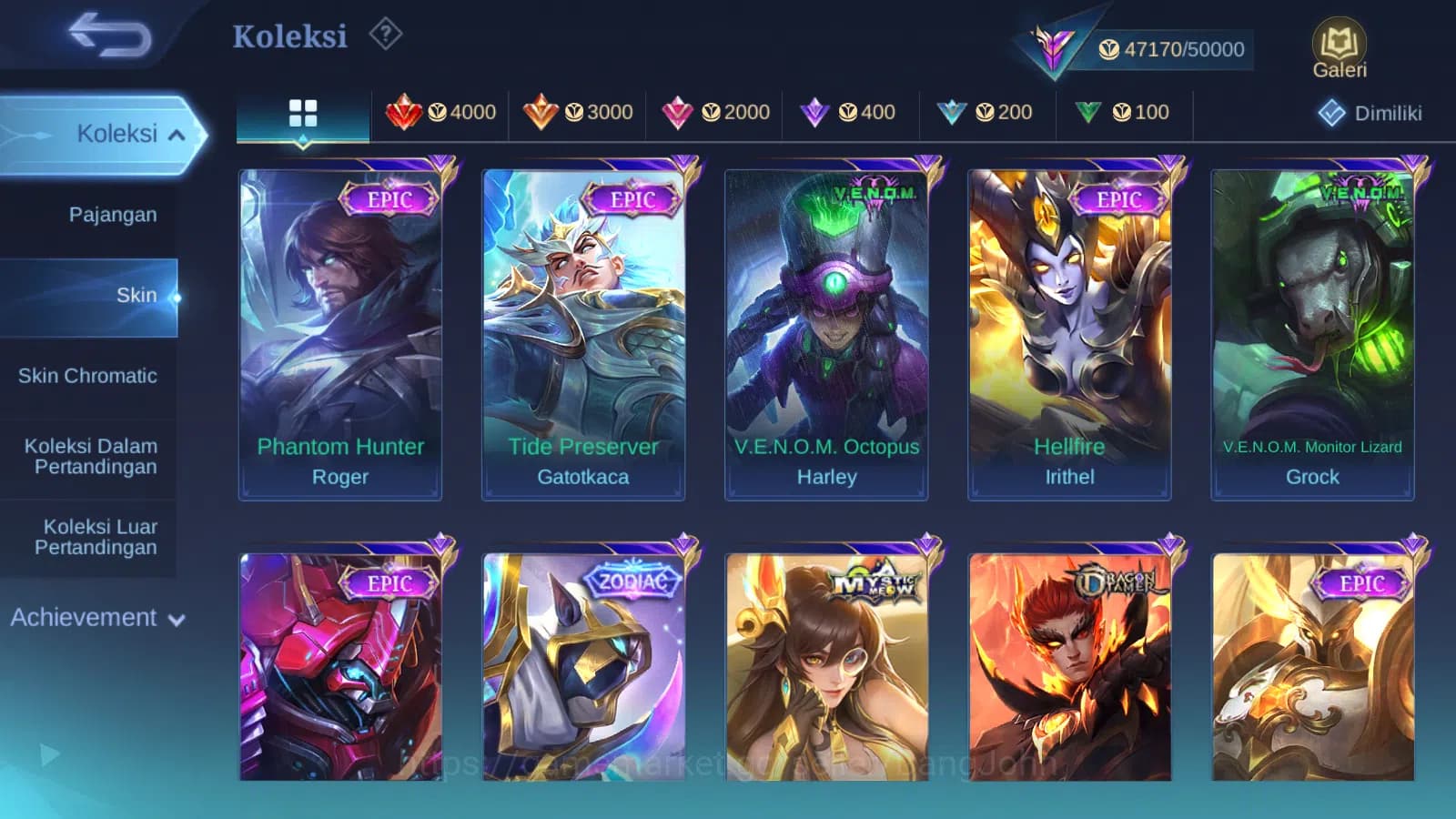 Mobile Legends: Bang Bang Accounts Hero 78 | Skin 194 | Luckybox Johnson | Annual Hay image 6