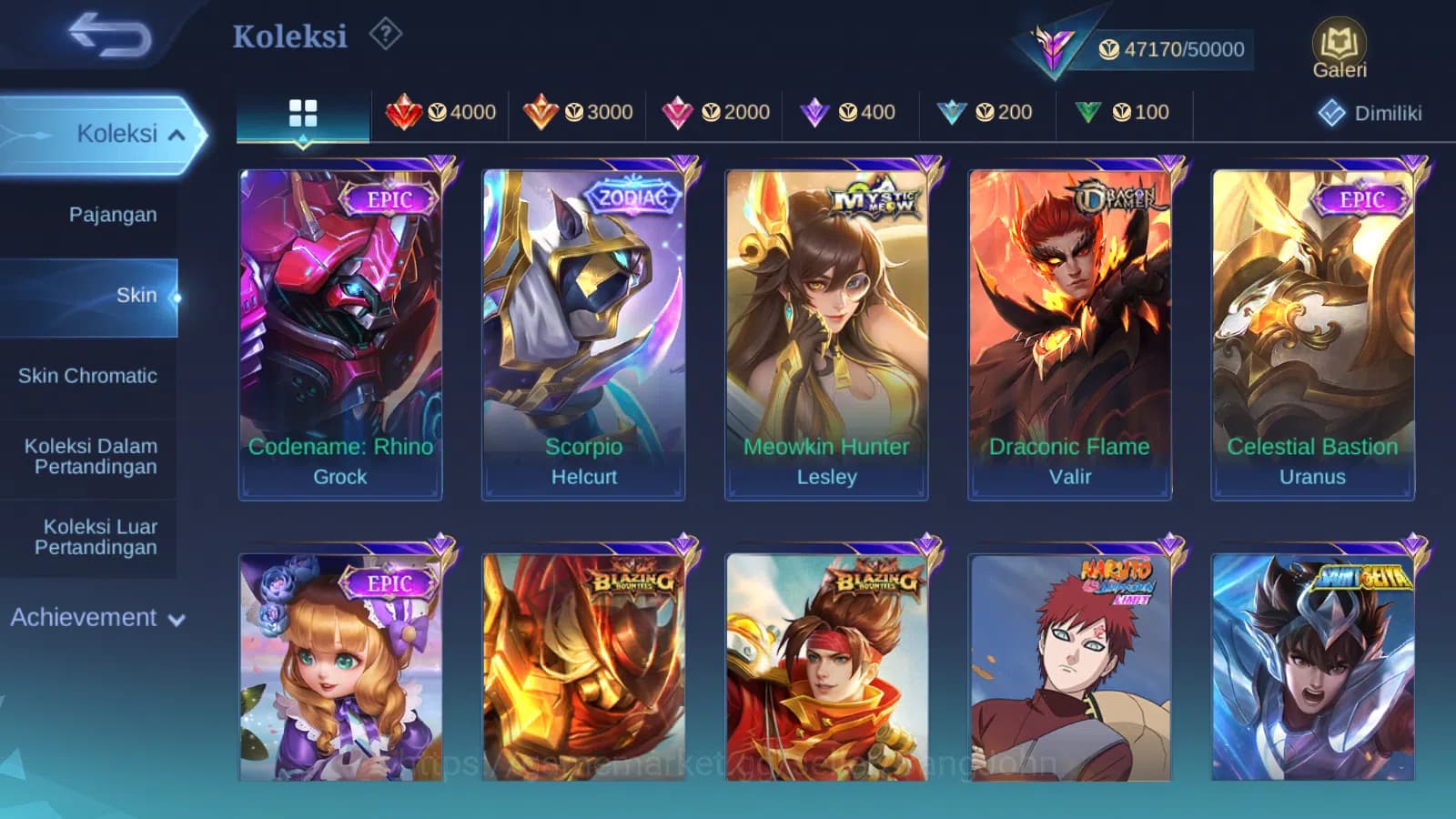 Mobile Legends: Bang Bang Accounts Hero 78 | Skin 194 | Luckybox Johnson | Annual Hay image 7