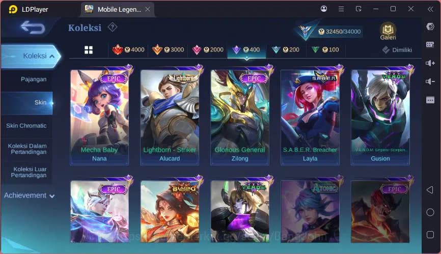 Mobile Legends: Bang Bang Accounts GLOBAL|Hero 100|Skin 162|Kof Karina,TRF Roger,Ligh image 19