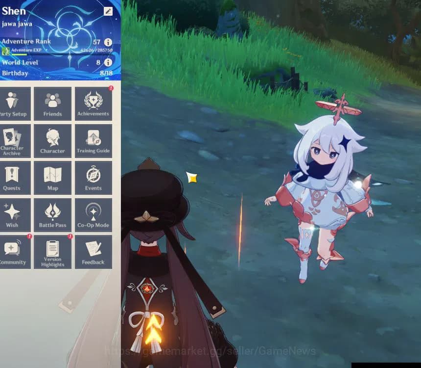 Genshin Impact Accounts ASIA|AR 57|7 Limited +5(5Weapon)|HuTaoC1+Sign,Neuv image 2