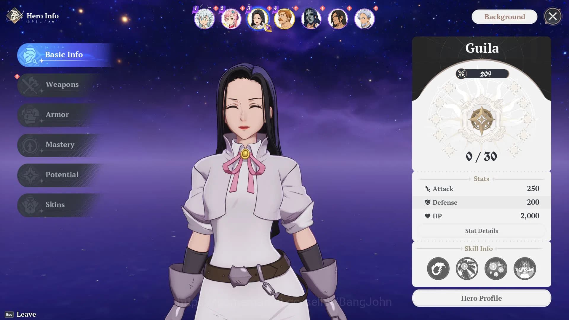 The Seven Deadly Sins: Origin Accounts EU Fresh Starter Lv2 | 2SSR Escanor + Guila (Sign) image 3