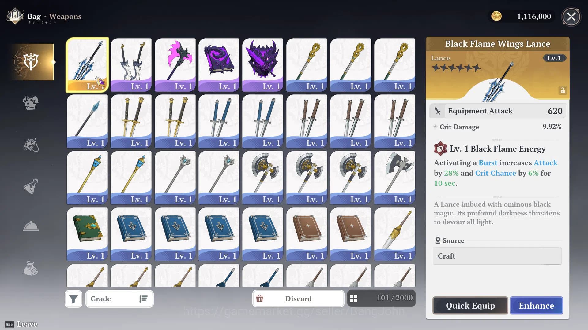 The Seven Deadly Sins: Origin Accounts EU Fresh Starter Lv2 | 2SSR Escanor + Guila (Sign) image 5