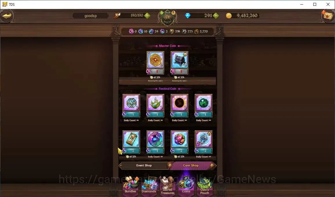 The Seven Deadly Sins: Grand Cross Accounts Asia|107 LS+291 Dm|3,3M CC|3 LR+3 UR+Collab FF,ReZ image 14