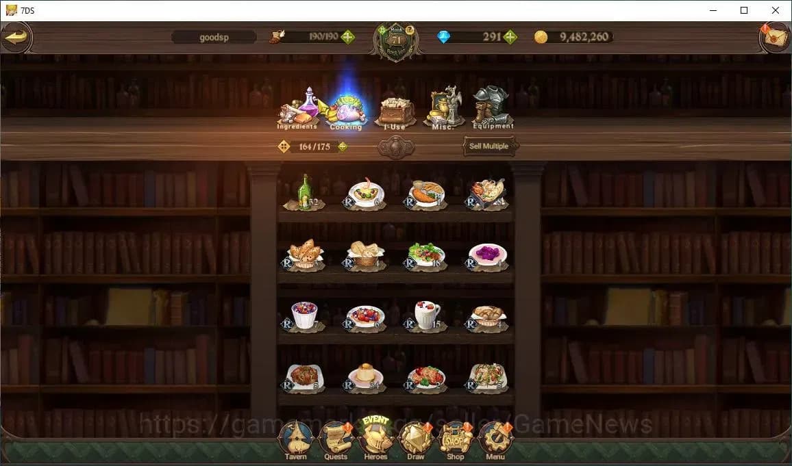 The Seven Deadly Sins: Grand Cross Accounts Asia|107 LS+291 Dm|3,3M CC|3 LR+3 UR+Collab FF,ReZ image 16