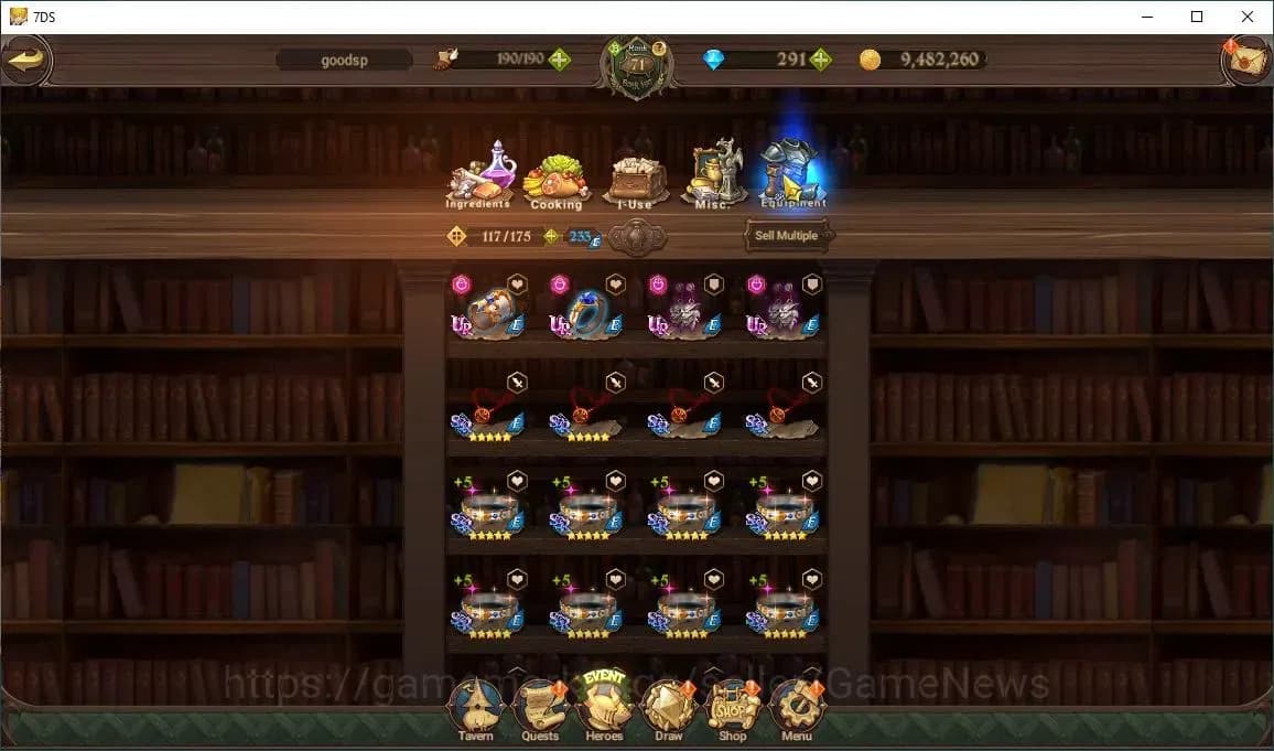 The Seven Deadly Sins: Grand Cross Accounts Asia|107 LS+291 Dm|3,3M CC|3 LR+3 UR+Collab FF,ReZ image 19