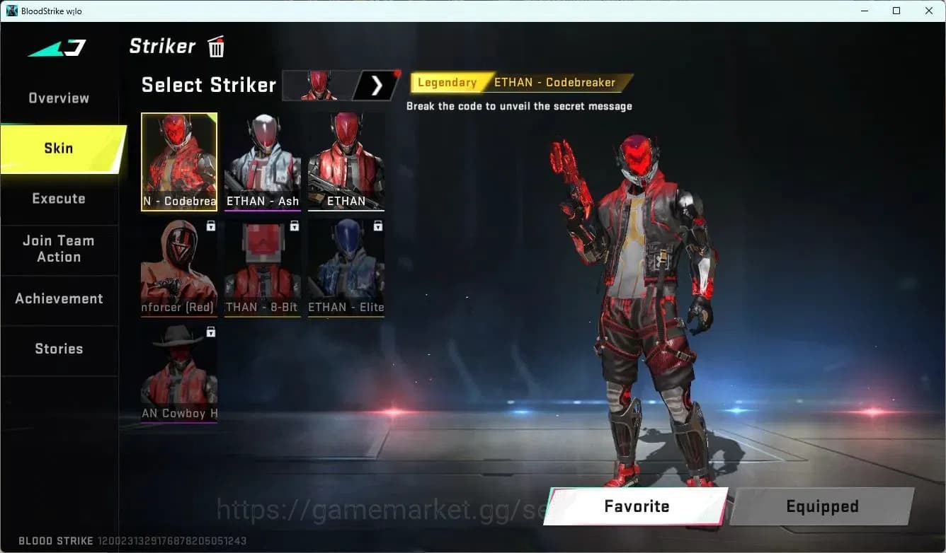 Blood Strike Accounts ASIA | Eternal Desert Eagle-Scorpius | 15 Legendar image 8