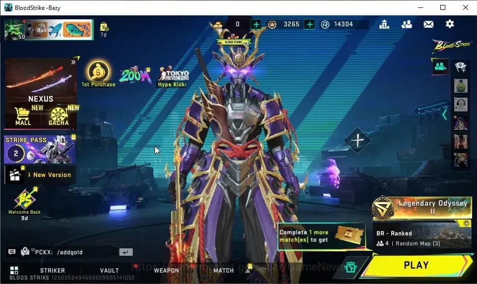 Blood Strike Accounts ASIA|ETERNAL ZERO-Oda|11 ULTRA [ZERO,BLAST,KRAKEN, image 1