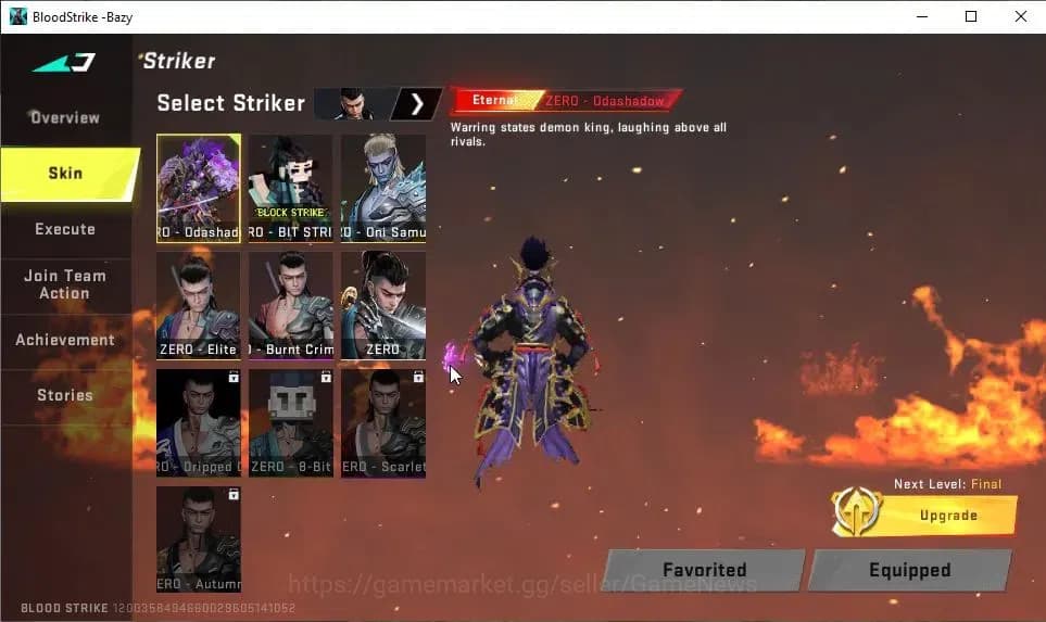 Blood Strike Accounts ASIA|ETERNAL ZERO-Oda|11 ULTRA [ZERO,BLAST,KRAKEN, image 3