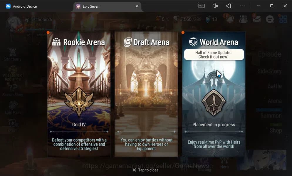 Epic Seven Accounts GLOBAL Unverif|9 ML(Salome,NM Luna,LH Cermia,Etc)+ image 15