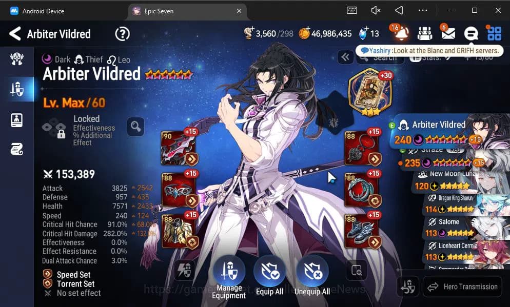 Epic Seven Accounts GLOBAL Unverif|9 ML(Salome,NM Luna,LH Cermia,Etc)+ image 4