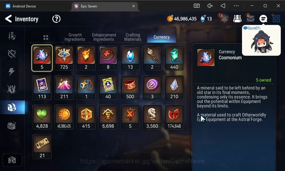 Epic Seven Accounts GLOBAL Unverif|9 ML(Salome,NM Luna,LH Cermia,Etc)+ image 6