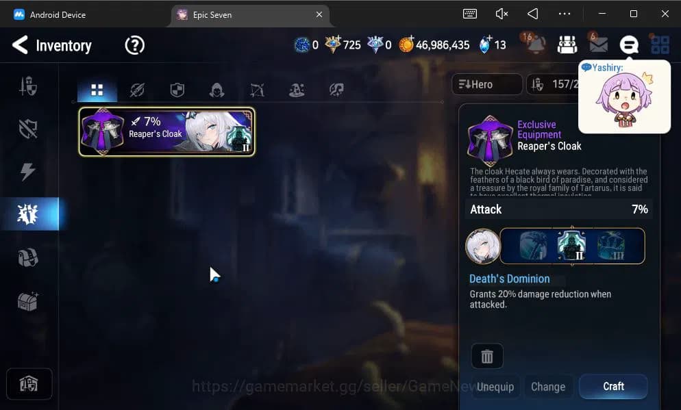 Epic Seven Accounts GLOBAL Unverif|9 ML(Salome,NM Luna,LH Cermia,Etc)+ image 7