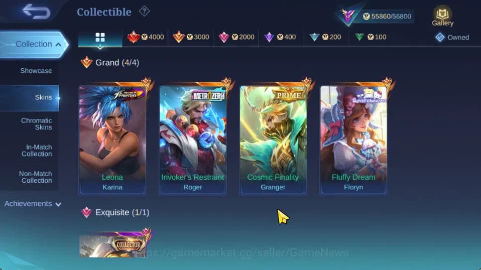Mobile Legends: Bang Bang Accounts Hero 120|Skin 201|Roger MetroZero,Granger PRIME,Fl image 8