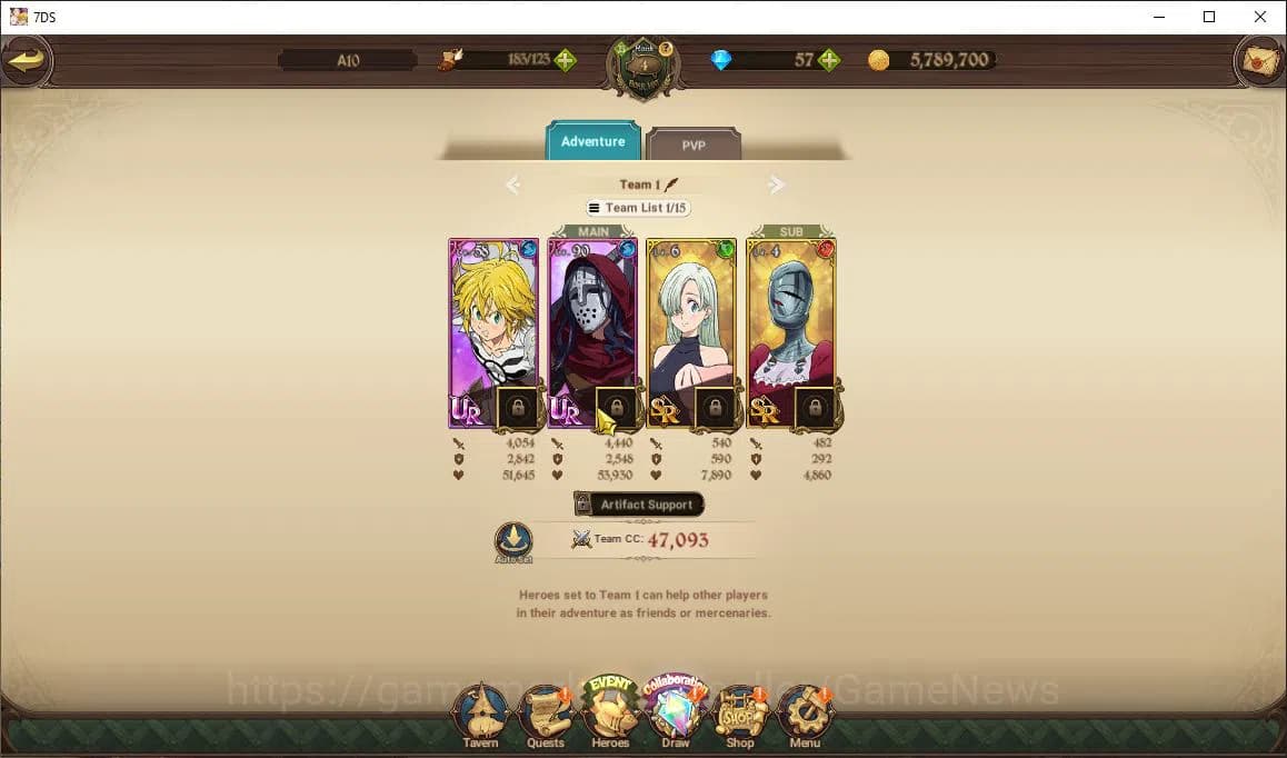 The Seven Deadly Sins: Grand Cross Accounts Asia |420K CC| Chapter 1+1 Seventh Spring Box | 4 image 9