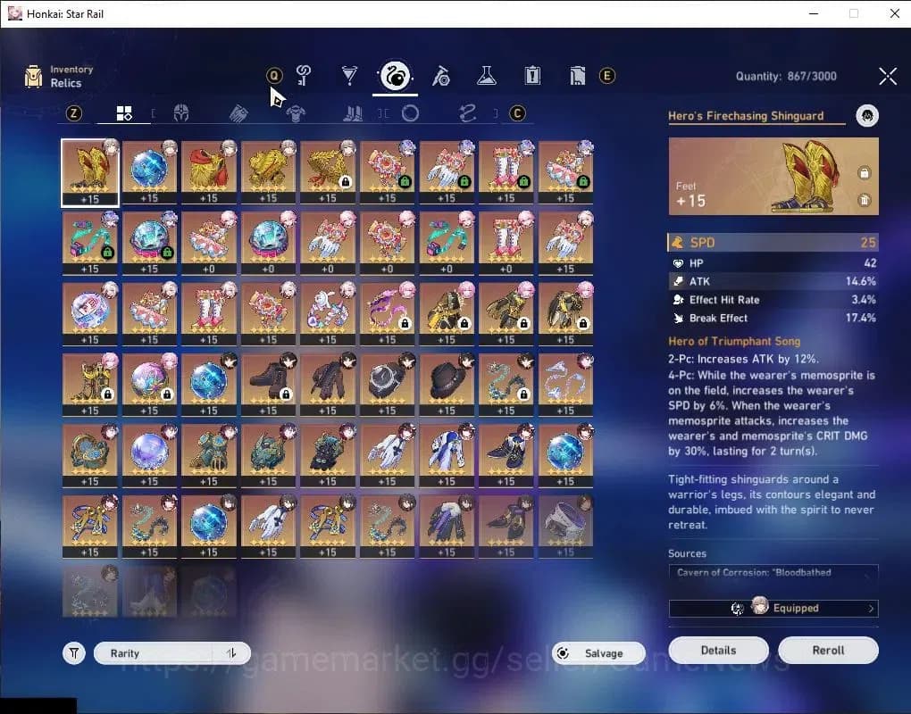 Honkai Star Rail Accounts Asia|TL 70|10 Limited|[Cyrene,Evanescia,SW 999,Spa image 7