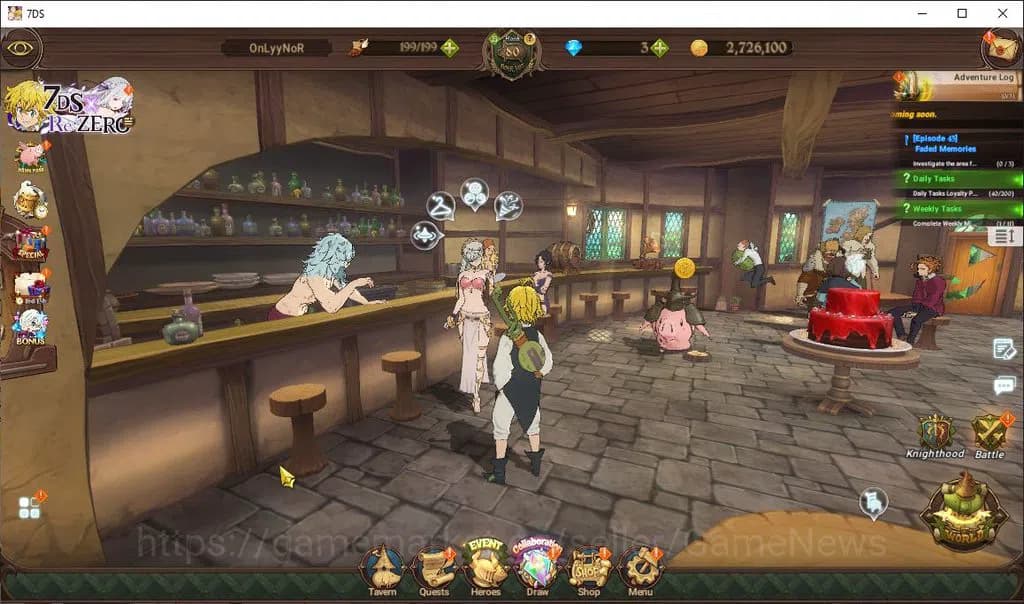 The Seven Deadly Sins: Grand Cross Accounts Asia|3,5M CC|3 LR+6 UR+ Collab ReZero,FF|Brunhild, image 1