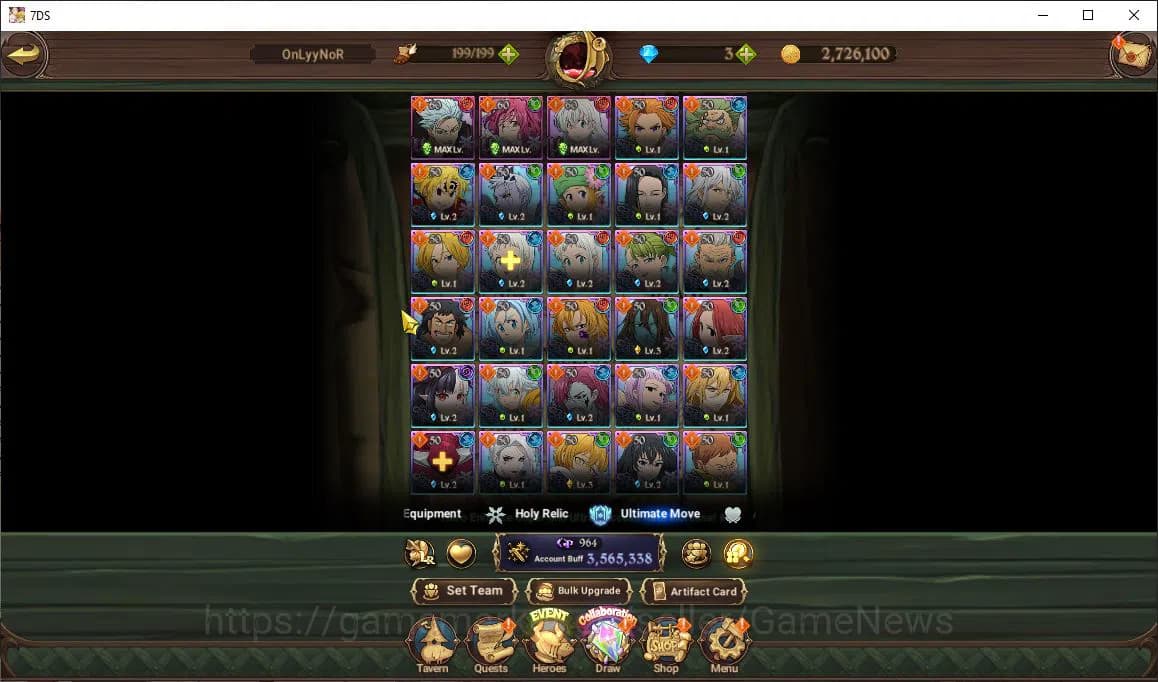 The Seven Deadly Sins: Grand Cross Accounts Asia|3,5M CC|3 LR+6 UR+ Collab ReZero,FF|Brunhild, image 12