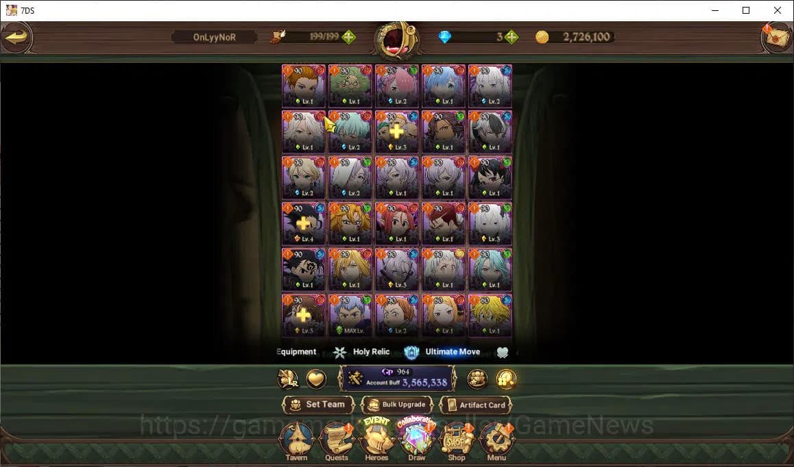 The Seven Deadly Sins: Grand Cross Accounts Asia|3,5M CC|3 LR+6 UR+ Collab ReZero,FF|Brunhild, image 13