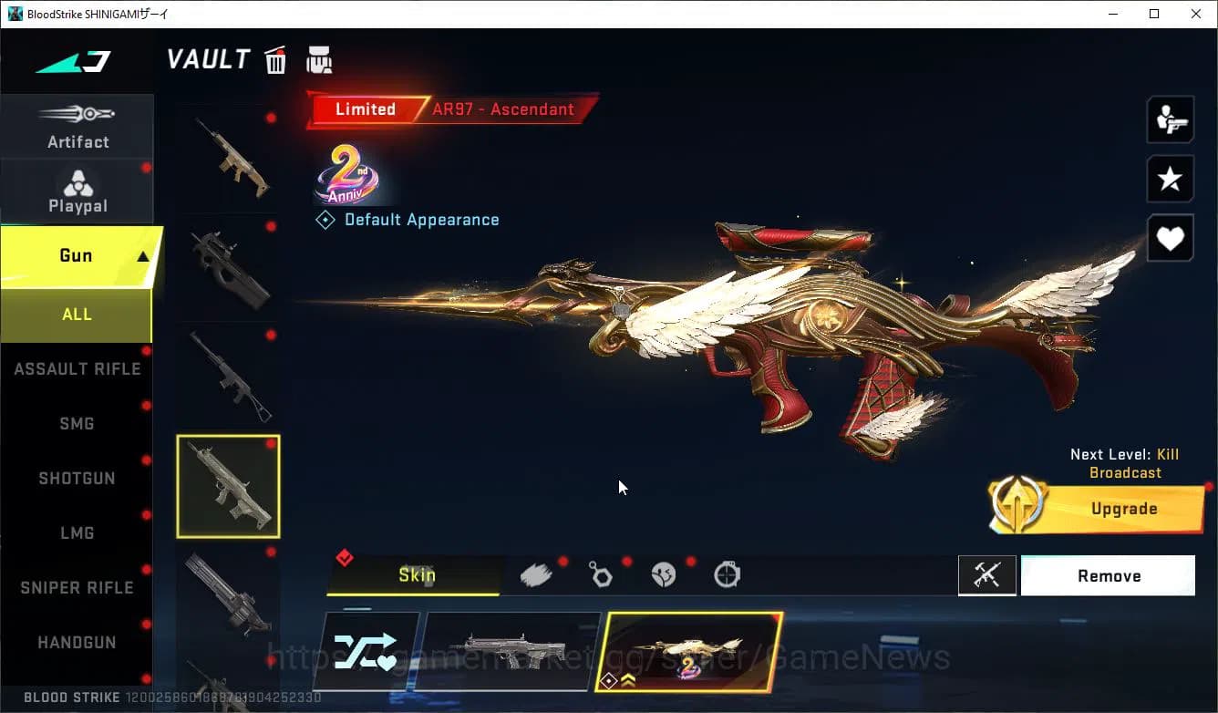 Blood Strike Accounts ASIA|Collab BLEACH Lv2 M82-Tensa Zangetsu,Byakuya, image 11