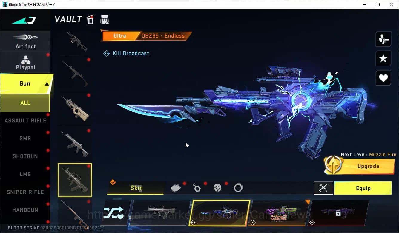 Blood Strike Accounts ASIA|Collab BLEACH Lv2 M82-Tensa Zangetsu,Byakuya, image 12