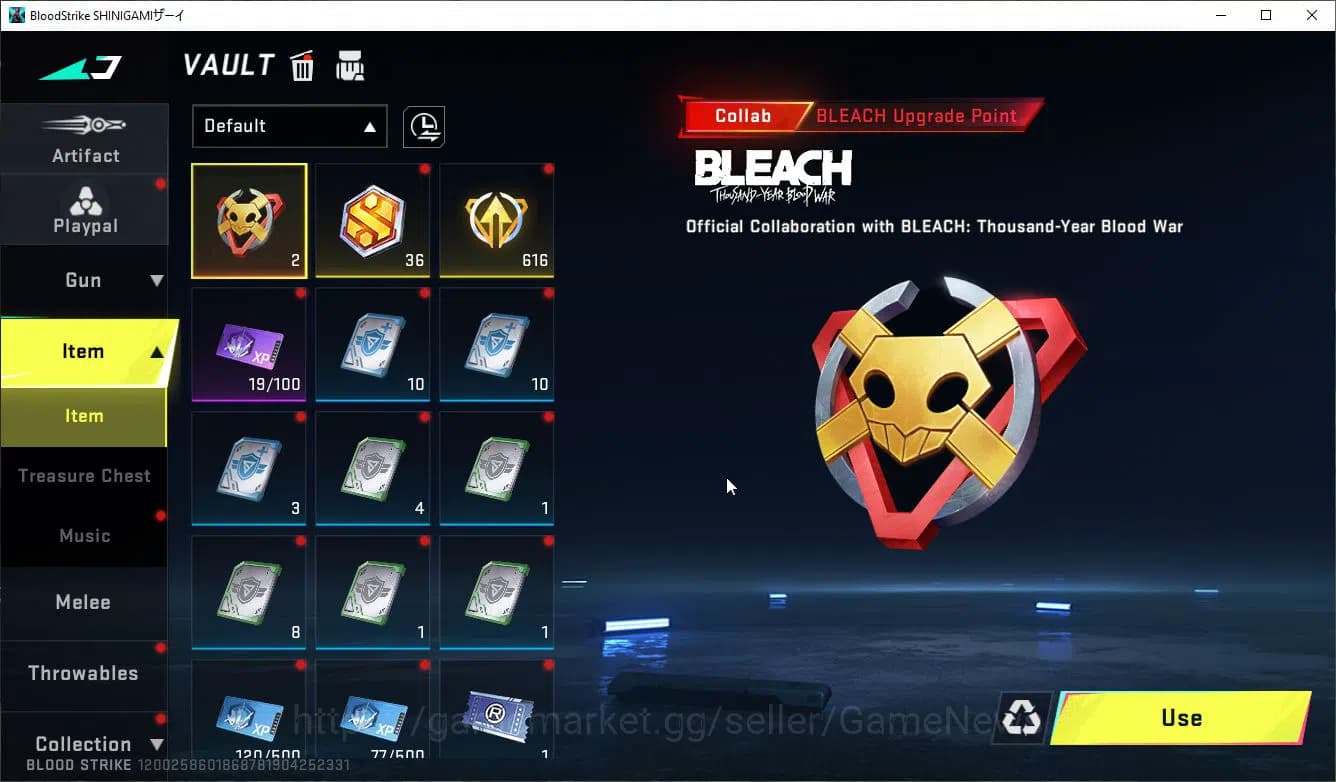 Blood Strike Accounts ASIA|Collab BLEACH Lv2 M82-Tensa Zangetsu,Byakuya, image 14