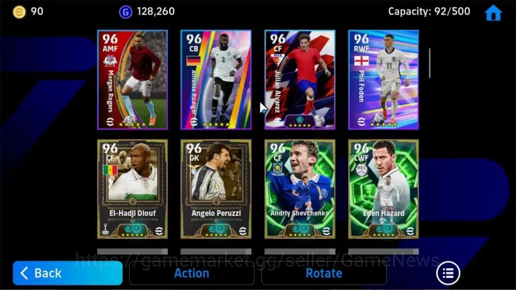 eFootball Accounts Mobile|Dimitar Berbatov,Andry Shevchenko,El-Hadji image 6
