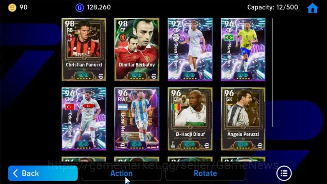 eFootball Accounts Mobile|Dimitar Berbatov,Andry Shevchenko,El-Hadji image 8