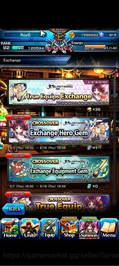Grand Summoners Accounts Global|Rank 92|Fresh Story+Side|Ready Gacha 915 CC image 8