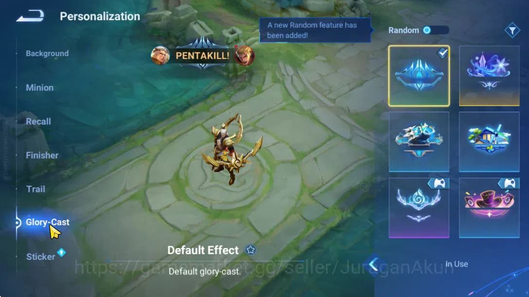 Honor of Kings Accounts Hero 60 Skin 47|KIC Luna,Consort Yu (Legend),Lady image 10