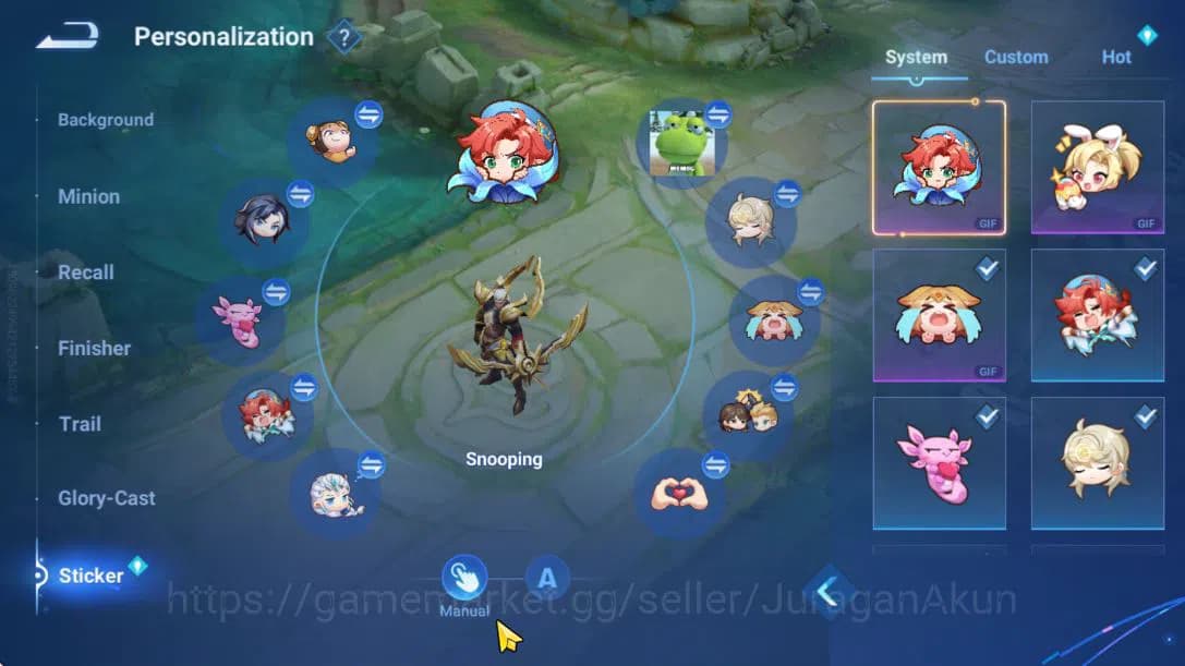 Honor of Kings Accounts Hero 60 Skin 47|KIC Luna,Consort Yu (Legend),Lady image 11
