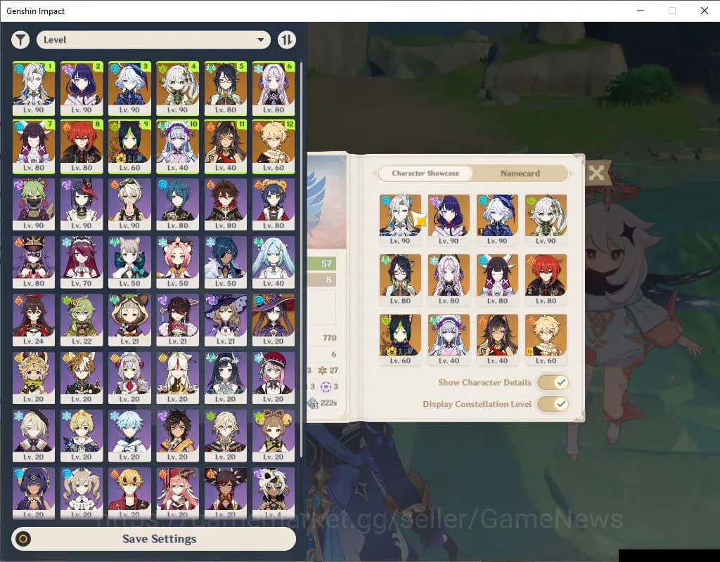 Genshin Impact Accounts Asia|AR 57|7 Limited +3(*5WEP)|Neuvillate+Sign,Col image 2