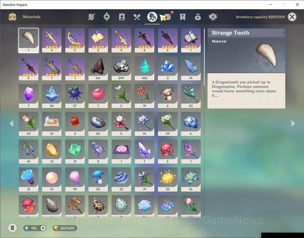 Genshin Impact Accounts Asia|AR 57|7 Limited +3(*5WEP)|Neuvillate+Sign,Col image 8