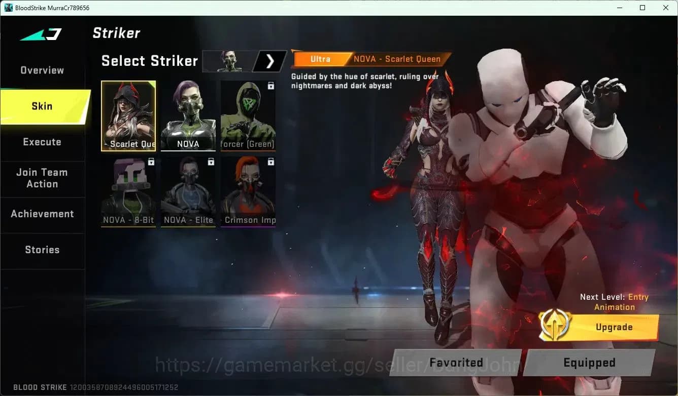 Blood Strike Accounts ASIA | 1 7DS: AK47 Sacred Axe Rhitta | 2 ULTRA STR image 2