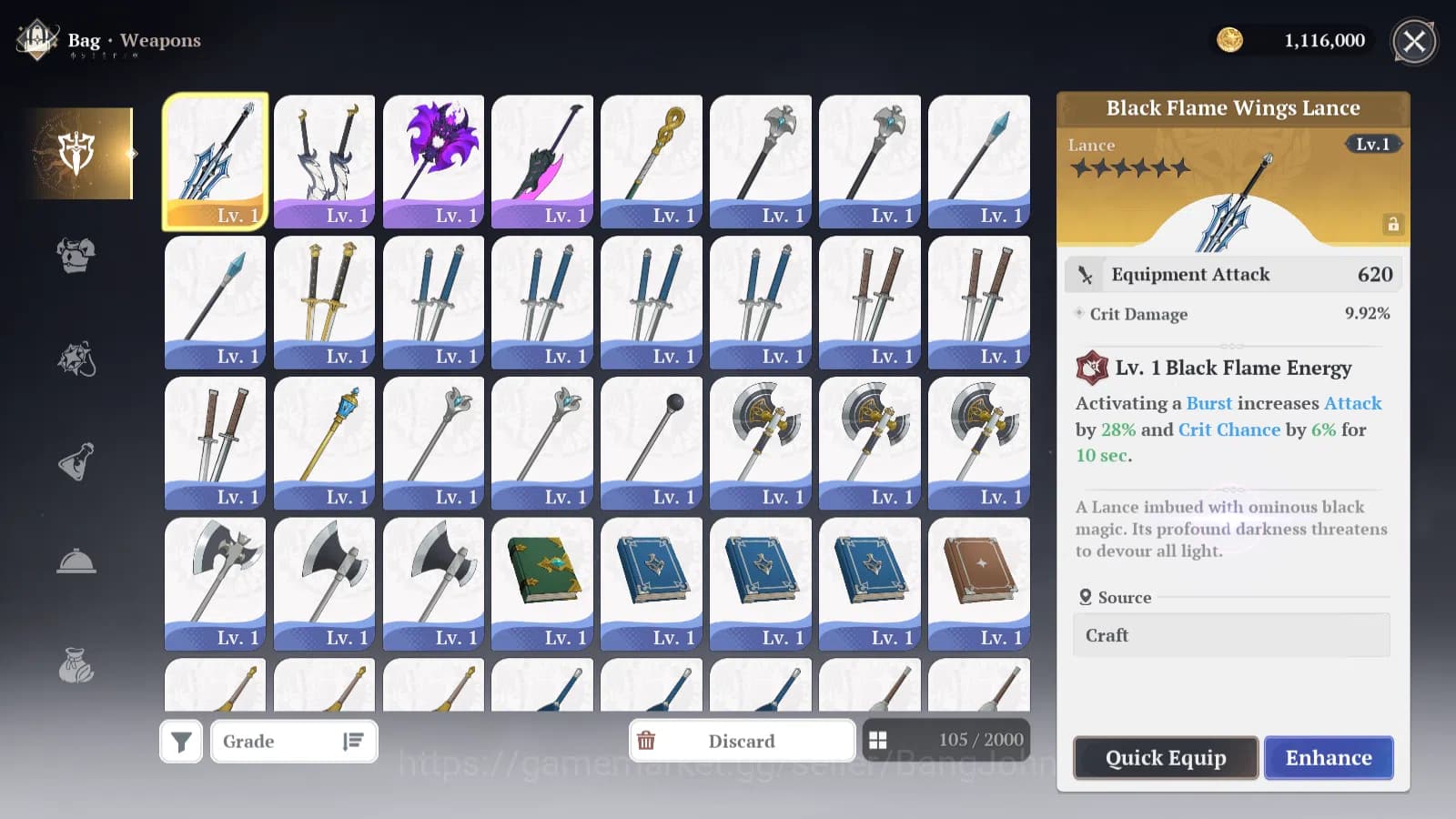 The Seven Deadly Sins: Origin Accounts EUROPE | Fresh Starter Lvl 2 |3 SSR| Escanor, Guil image 3