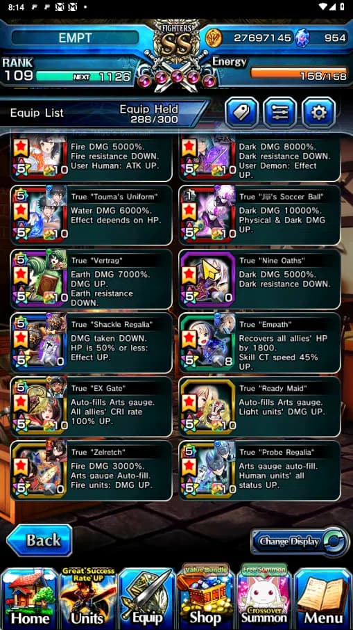 Grand Summoners Accounts GLOBAL | Ascend 24 | Roy TW, Houka TW, Rimuru TW, image 14
