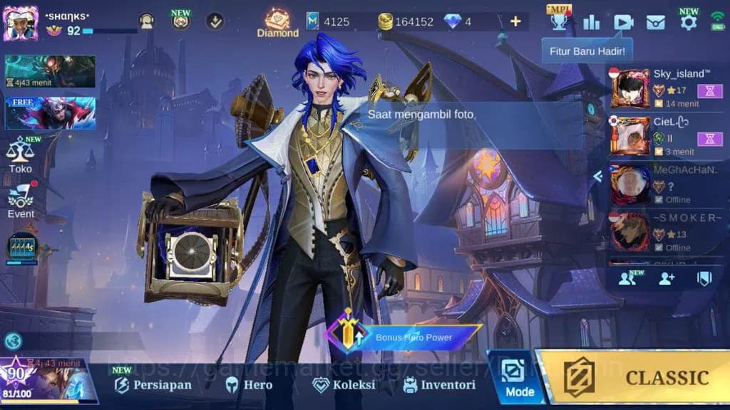 Mobile Legends: Bang Bang Accounts Global,Skin 272,Hero 131,LB (akai,kaja),Ann (haya, image 1