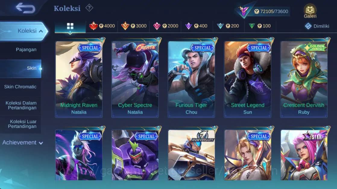 Mobile Legends: Bang Bang Accounts Global,Skin 272,Hero 131,LB (akai,kaja),Ann (haya, image 10