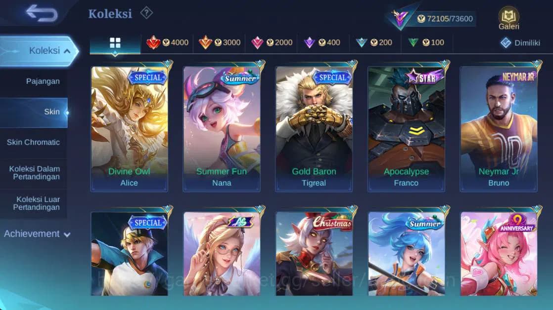 Mobile Legends: Bang Bang Accounts Global,Skin 272,Hero 131,LB (akai,kaja),Ann (haya, image 11